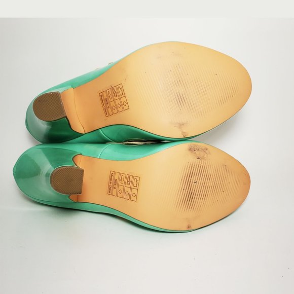 Varah Heels Seafoam Green Size 6 *NIB* - Picture 4 of 4
